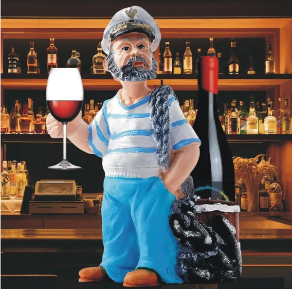 Wine_Bottle_And_Glass_Holder_Human_Figurine_Statue_Decorative_Showpiece
