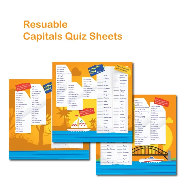 3_in_1_Educational_World_Map_Puzzle_with_40_Reusable_Quiz_Sheets_(Includes_World_Map,_India_Map_and_Europe_Map)