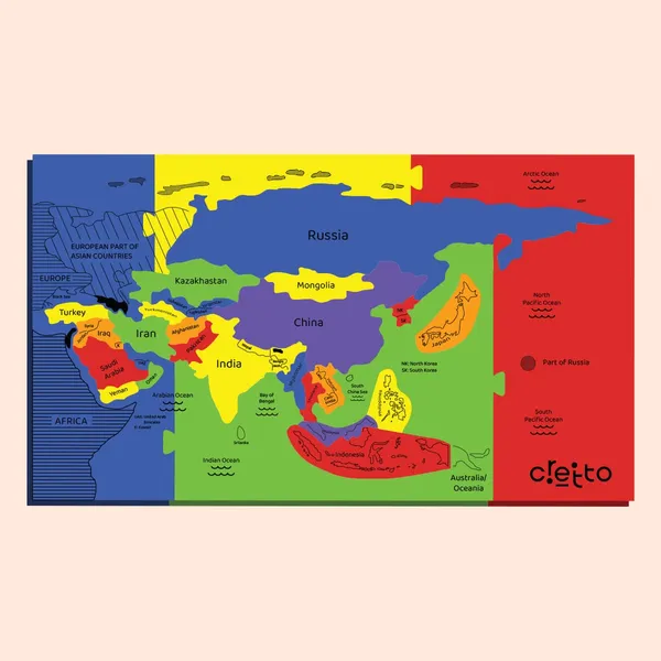 Asia_Map_Puzzle_For_5_Years_&_above_Kids