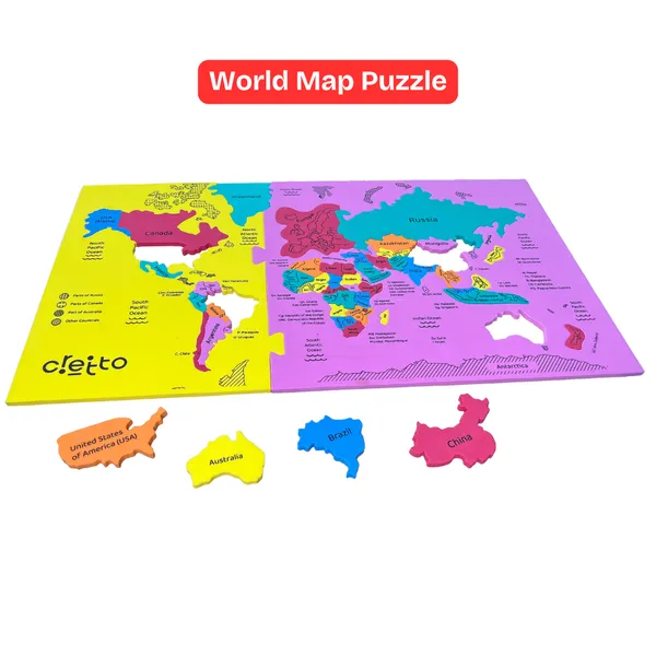 Educational_Map_Puzzle_Combo:_Map_Puzzle_of_World,_Europe_&_India