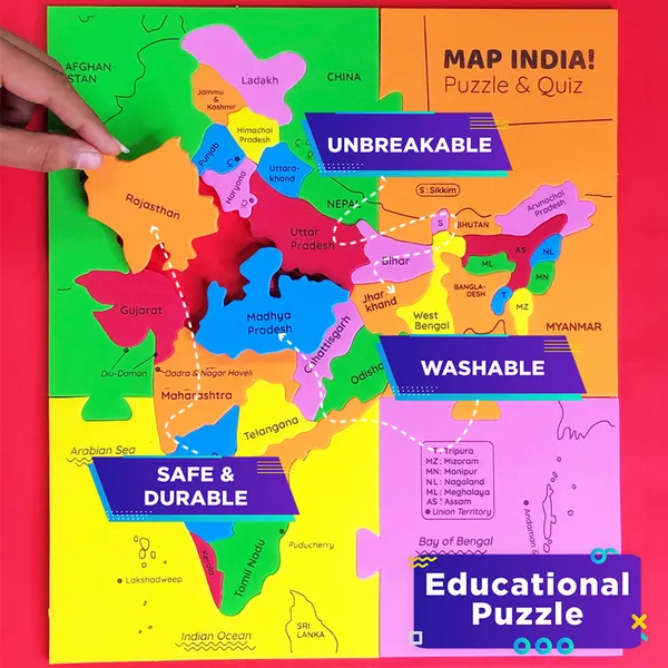 India_Map_Puzzle_with_State_Capitals