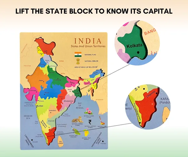 India_Map_Wooden_Knob_Jigsaw_Puzzle_for_Kids_Learn_Indian_States,_Capitals_&_Union_Territories_with_Fun