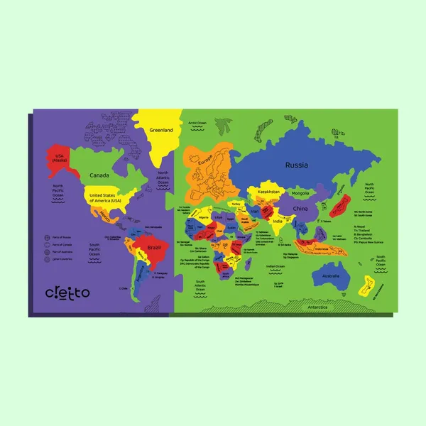 World,_Asia_&_India_Map_Puzzle