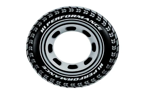 36"_(9+_Year)_Giant_Tire_Inflatable_Swimming_Pool_Tube_For_Adults_Big_Size_Cool_Black_Wheel_Tire_Men_Swimming_Ring_Pool_Float_Tube_Circle_Summer_Water_Toys_Air_Mattress
