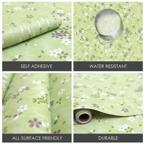 Self_Adhesive_Waterproof_Wallpaper_Pvc_Vinyl_Decorative_Wall_Covering_Old_Furniture_Bedroom_Hall_Living_Room_(Summer_Green_Q1_(45_*_300_Cm))