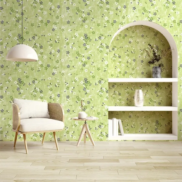 Self_Adhesive_Waterproof_Wallpaper_Pvc_Vinyl_Decorative_Wall_Covering_Old_Furniture_Bedroom_Hall_Living_Room_(Summer_Green_Q1_(45_*_300_Cm))