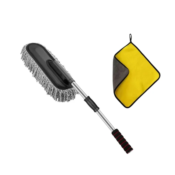 Multicolour_2_Pcs_Microfiber_Car_Duster_Exterior_Duster_For_Car_Cleaning_With_Extendable_Handle_And_Multipurpose_Microfiber_Cleaning_Towel_Cloth_400_Gsm_Highly_Absorbent_(Big_Duster_And_Microfibre_Cloth)