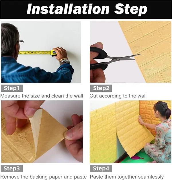 PACK_OF_2/5/10_-_Self-Adhesive_Waterproof_Pe_Foam_3D_Wall_Panels_Wallpaper_Sticker_For_Office,_Living_Room,_And_Home_Decoration_Wallpaper_For_Wall_(Beige_Brick)