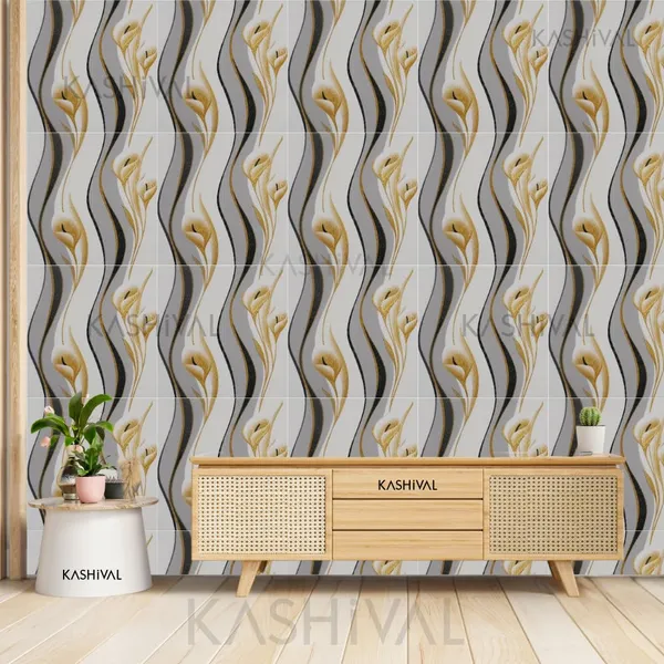 PACK_OF_2/5/10_-_Self-Adhesive_Waterproof_Pe_Foam_3D_Wall_Panels_Wallpaper_Sticker_For_Office,_Living_Room,_And_Home_Decoration_Wallpaper_For_Wall_(Black_Flower)