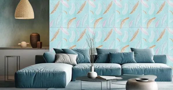 PACK_OF_2/5/10_-_Self-Adhesive_Waterproof_Pe_Foam_3D_Wall_Panels_Wallpaper_Sticker_For_Office,_Living_Room,_And_Home_Decoration_Wallpaper_For_Wall_(Blue_Wing)