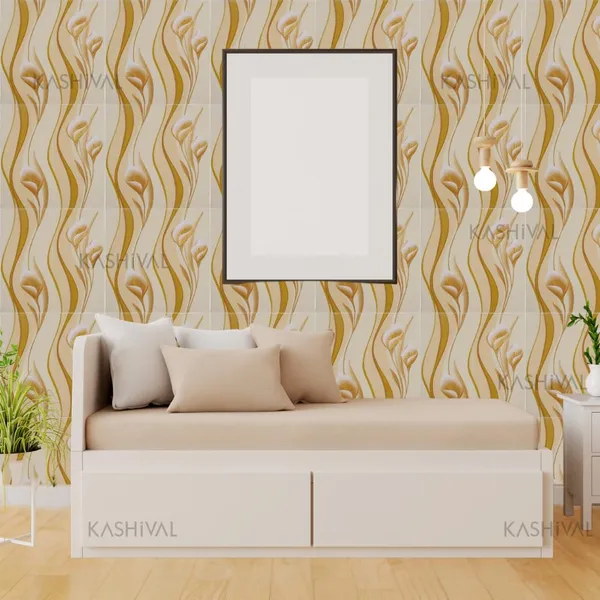 PACK_OF_2/5/10_-_Self-Adhesive_Waterproof_Pe_Foam_3D_Wall_Panels_Wallpaper_Sticker_For_Office,_Living_Room,_And_Home_Decoration_Wallpaper_For_Wall_(Cream_Flower)