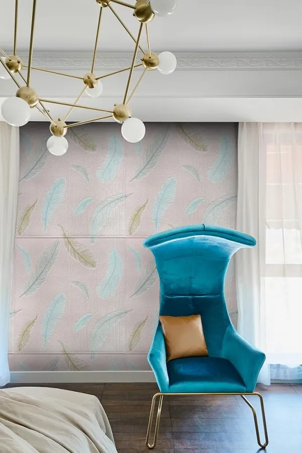 PACK_OF_2/5/10_-_Self-Adhesive_Waterproof_Pe_Foam_3D_Wall_Panels_Wallpaper_Sticker_For_Office,_Living_Room,_And_Home_Decoration_Wallpaper_For_Wall_(Pink_Wing)