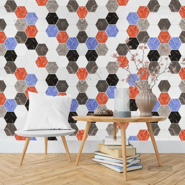 Hexagon_Pattern_Glossy_Paper_for_Countertops_Marble_Peel_and_Stick_Wallpaper_Kitchen_Marble_Contact_Paper_(Hexagon_Marble_Q1_(60_*_200_cm))