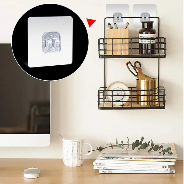 Transparent_Nareval_Magic_Sticker_For_Series_Self_Adhesive_Multifunction_Wall_Mounted_Sticker_For_Mop_Broom_Holder_Magic_Sticker_Series_Stainless_Steel_Wall_Mounted_Shelf_For_Bathroom_Or_Kitchen_With_Towel_Holder_(Magic_Sticker_A2,_Pack_Of_10)