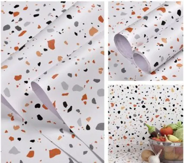 White_Marble_Gloss_Film_with_Marble_Dotted_Vinyl_Self_Adhesive_Counter_Top_Peel_and_Stick_Door_Wardrobe_Wallpapers_Wall_Decal_Contact_Paper_(White_Dotted_Marble_Q1_(60_*_200_cm))