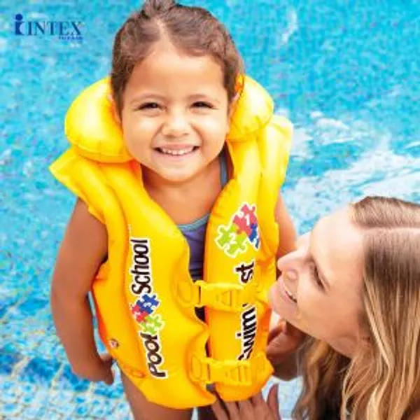 Yellow_Pool_Vinyl_School_Deluxe_Swim_Vest_For_Kids