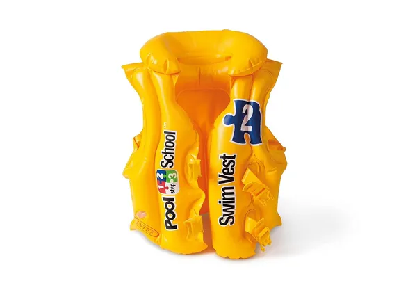 Yellow_Pool_Vinyl_School_Deluxe_Swim_Vest_For_Kids
