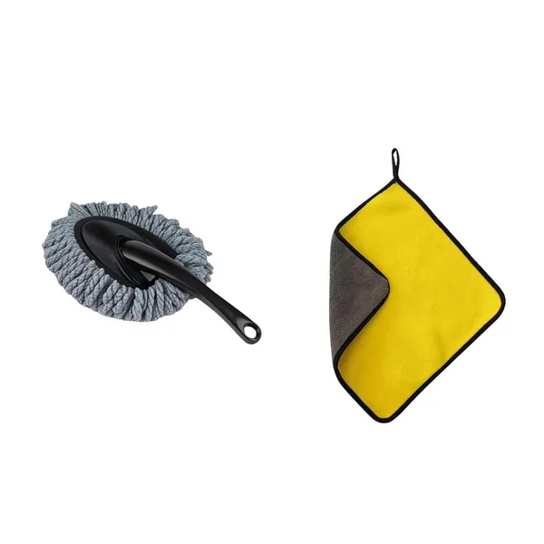 Microfiber_Car_Cleaning_Cleaning_Cloth_And_Interior_Cleaning_Car_Duster_(Medium_Duster_And_Microfibre_Cloth)