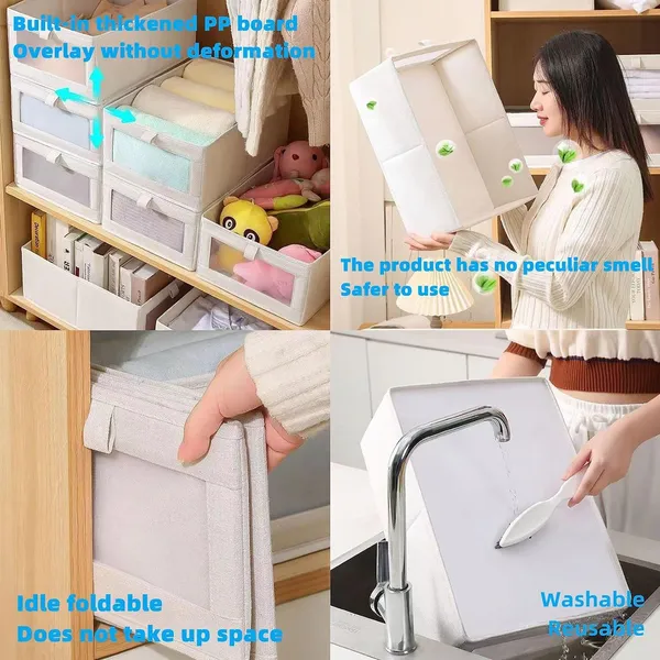PACK_OF_5_-_Wardrobe_Organizer_for_Clothes_Organiser_Storage_Box_with_Clear_Window,_Foldable_Closet_Organiser_Basket_for_Clothing,_Jeans,_Pants,_T_Shirts,_Shelves,_Toys