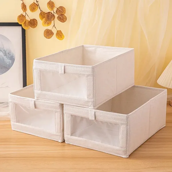 PACK_OF_5_-_Wardrobe_Organizer_for_Clothes_Organiser_Storage_Box_with_Clear_Window,_Foldable_Closet_Organiser_Basket_for_Clothing,_Jeans,_Pants,_T_Shirts,_Shelves,_Toys
