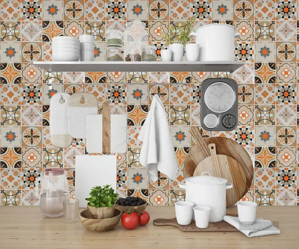 Brown_Floral_Mosaic_Wallpaper_for_Kitchen,_Vinyl_Peel_and_Stick_Paper,_Stain-Resistant_Marble_Wall_Paper_for_Kitchen_(Brown_Floral_Q1_(60_*_200_cm))