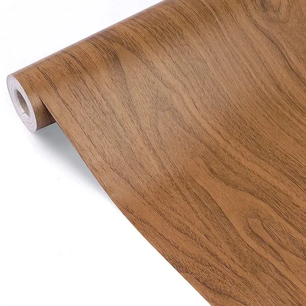Skinny_Self_Adhesive_Vinyl_Wall_Paper_Wood_Grain_PVC_Old_Furniture_Vinyl_Stickers_Wooden_Door_Desktop_PVCWall_Papers_Kitchencupboard/Shelf_Liner_Sheet_(Clay_Brown_Wooden_Q1_(45_*_300_cm))