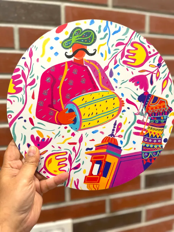 Indian_Dhol_Player_Plate_Wall_Hanging_|_For_Home_&_Wall_Decoration