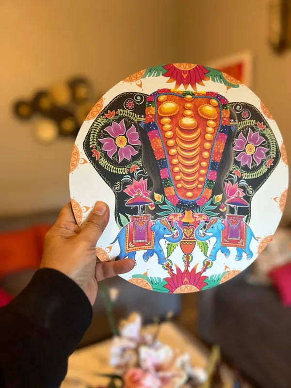 Elephant_Plate_Wall_Hanging_|_For_Home_&_Wall_Decoration