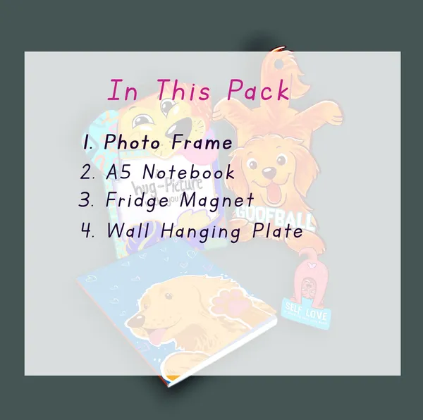 Multicolour_Mixed_Gift_Combo_For_Golden_Retriever_Lovers