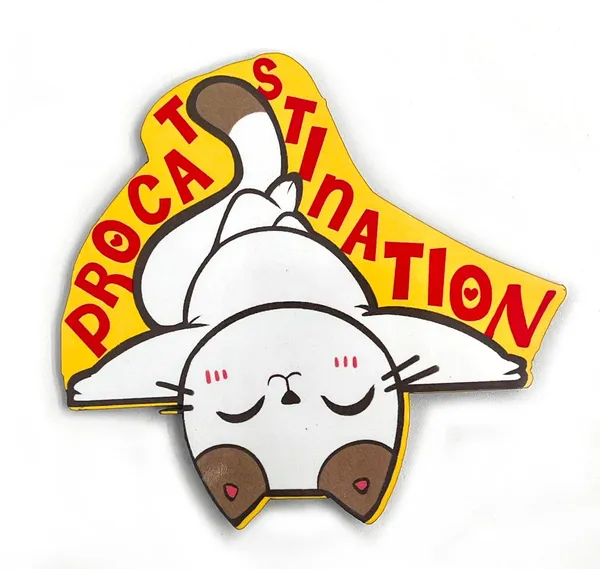 Procatstination_Fridge_Magnet_For_Cat_Lovers