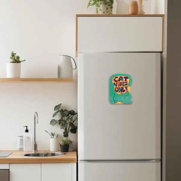 Cat_Vibes_Only_Fridge_Magnet_For_Cat_Lovers