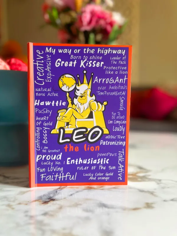 Leo_Notebook_For_Gifting_And_Zodiac_Fans