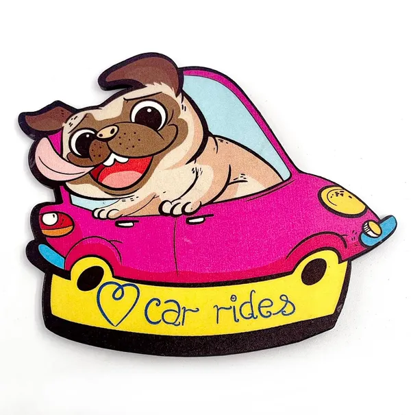 Pink_and_Yellow_Fridge_Magnet_For_Dog_Lovers