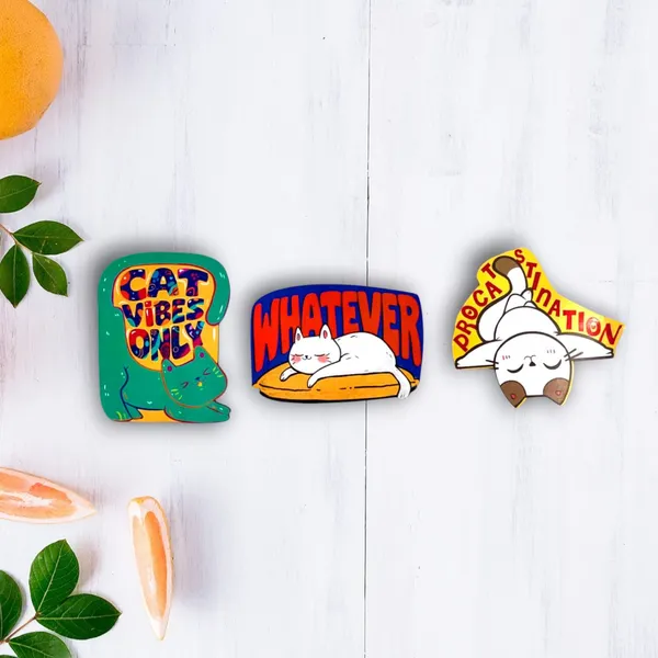 Pack_of_3_Cat_Combo_Fridge_Magnet_|_For_Refrigerator,_Home_Decor