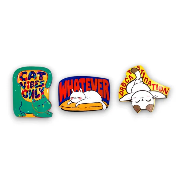 Pack_of_3_Cat_Combo_Fridge_Magnet_|_For_Refrigerator,_Home_Decor