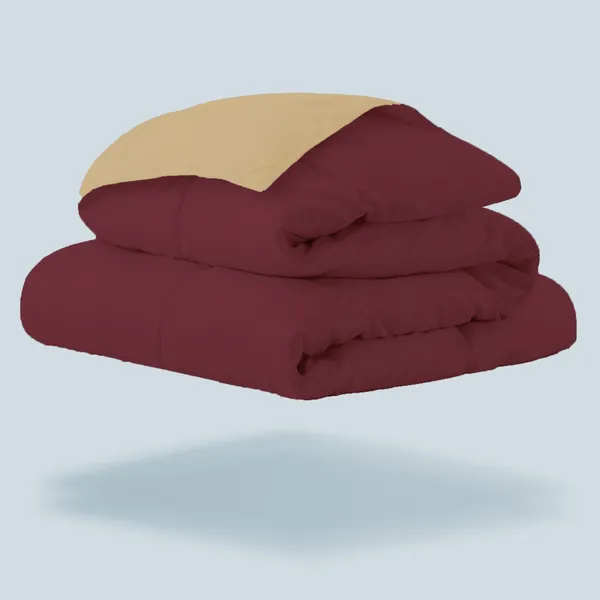 Maroon_220_Gsm_Microfiber_All-Weather_Solid_Double_Size_Bed_Reversible_Comforter_Ac_Quilt_Blanket
