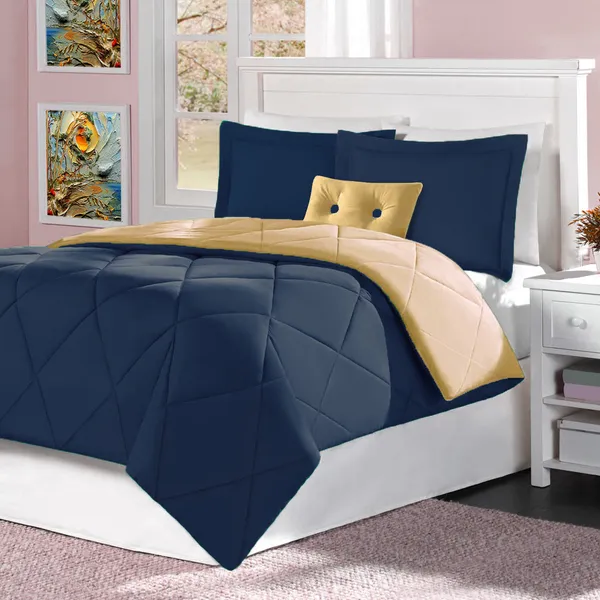 Dark_Blue_220_Gsm_Microfiber_All-Weather_Solid_Double_Size_Bed_Reversible_Comforter_Ac_Quilt_Blanket