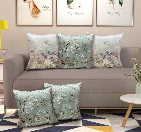 Green_Set_Of_5_Decorative_Cushion_Cover_Decorative_Square_Covers_|_For_Sofa_Couch_Pillow_And_Living_Room_Ethnic_Soft_And_Durable_|_For_Home_Festival_And_Bedroom_Decor_|_16_X_16_Inch