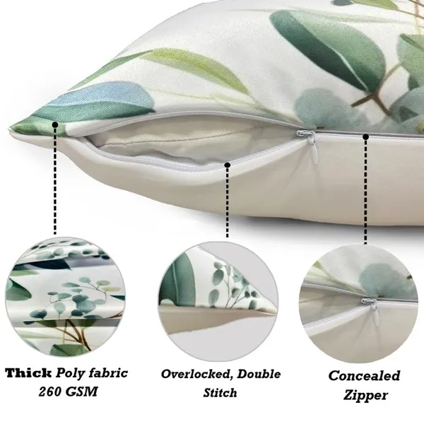 White_Set_Of_5_Decorative_Cushion_Cover_Decorative_Square_Covers_|_For_Sofa_Couch_Pillow_And_Living_Room_Ethnic_Soft_And_Durable_|_For_Home_Festival_And_Bedroom_Decor_|_16_X_16_Inch