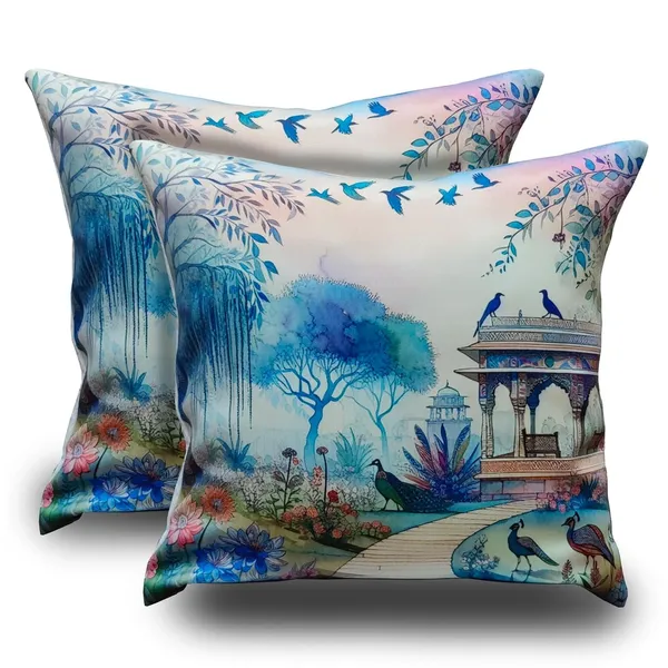 Blue_Set_Of_2_Cultural_Print_Cushion_Cover_Decorative_Square_Covers_|_For_Sofa_Couch_Pillow_And_Living_Room_Ethnic_Soft_And_Durable_|_For_Home_Festival_And_Bedroom_Decor_|_16_X_16_Inch