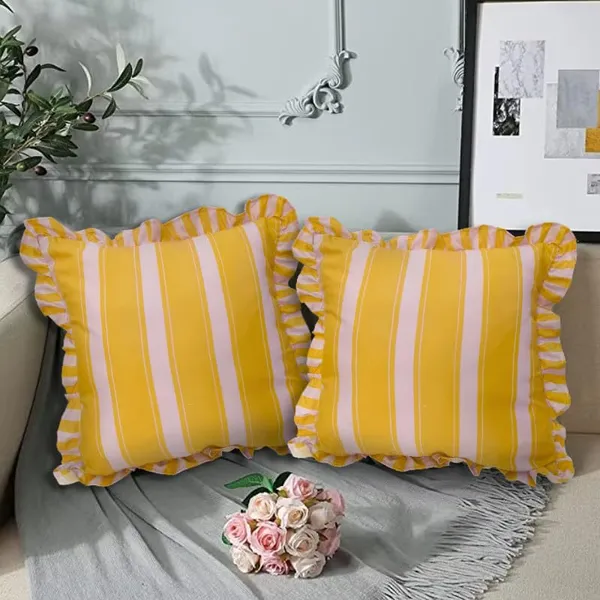 Yellow_Set_Of_2_Stripe_Pattern_Cushion_Cover_Premium_Soft_Microfiber_Decorative_Covers_|_For_Sofa,_Couch,_Pillow_Aesthetic_Multicolor_Festival_Cushions_|_16_X_16_Inch