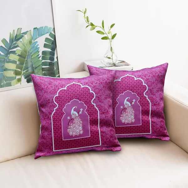 Pink_Peacock_Set_Of_2_Peacock_Cultural_Print_Cushion_Cover_Decorative_Square_Covers_|_For_Sofa_Couch_Pillow_And_Living_Room_Ethnic_Soft_And_Durable_|_For_Home_Festival_And_Bedroom_Decor_|_16_X_16_Inch