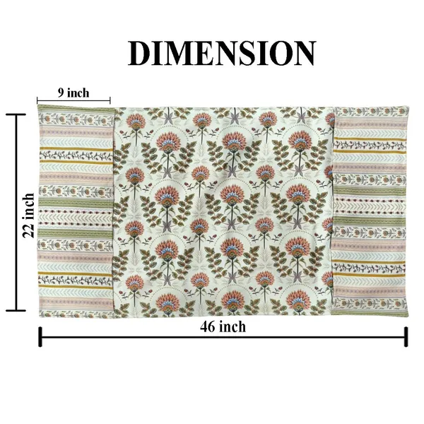 Cream_Refrigerator_Top_Cover,_Heavy_Polyester_Fabric,_Traditional_Design_Traditional_Colour_|_46_X_22_Inch
