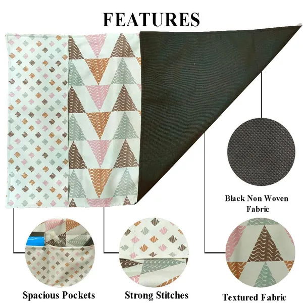 Cream_Refrigerator_Cover_With_Nonwoven_Backing_Geometric_Digital_Print_Geometric_Colour_Size_46_X_22_Inch