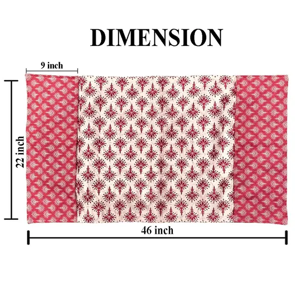 Red_Decorative_And_Durable_Refrigerator_Top_Cover_Polyester_Fabric_Block_Print_Pattern_Block_Colour_Size_46_X_22_Inch