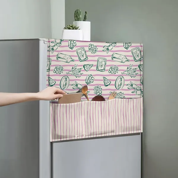 Pink_Digital_Printed_Fridge_Cover_Nonwoven_Backing_Highend_Ink_Technology_Food_Colour_Size_46_X_22_Inch
