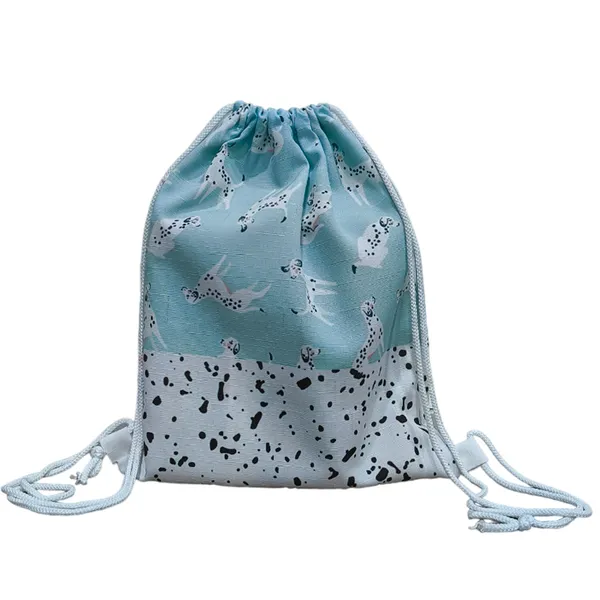 White_And_Blue_Drawstring_Bag_String_Bag_For_Kids_-_Sports_Sack_Travel_Pouches_For_Luggage_Rope_Backpack_Packing_Pouch_Dori_Bags_For_Girls_And_Boys_Exam_Cloth_Storage_Tuition_Basketball_Travel