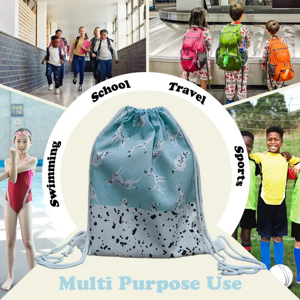 White_And_Blue_Drawstring_Bag_String_Bag_For_Kids_-_Sports_Sack_Travel_Pouches_For_Luggage_Rope_Backpack_Packing_Pouch_Dori_Bags_For_Girls_And_Boys_Exam_Cloth_Storage_Tuition_Basketball_Travel