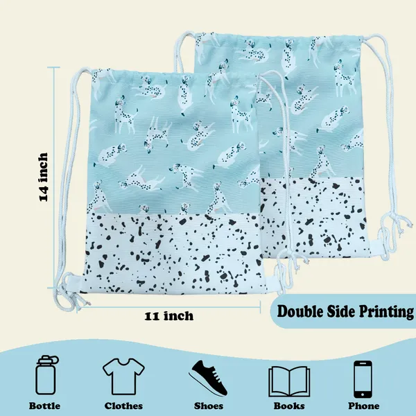 White_And_Blue_Drawstring_Bag_String_Bag_For_Kids_-_Sports_Sack_Travel_Pouches_For_Luggage_Rope_Backpack_Packing_Pouch_Dori_Bags_For_Girls_And_Boys_Exam_Cloth_Storage_Tuition_Basketball_Travel