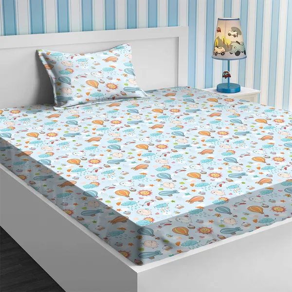 Blue_Kids_Bedsheet_With_1_Pillow_Cover_For_Single_Bed_Cute_And_Fun_Print_Sheets_For_Boys_And_Girls,_Ideal_For_Children?_Room,_Perfect_For_Kids_Room_Size_5'_X_7.5_(Parachute)
